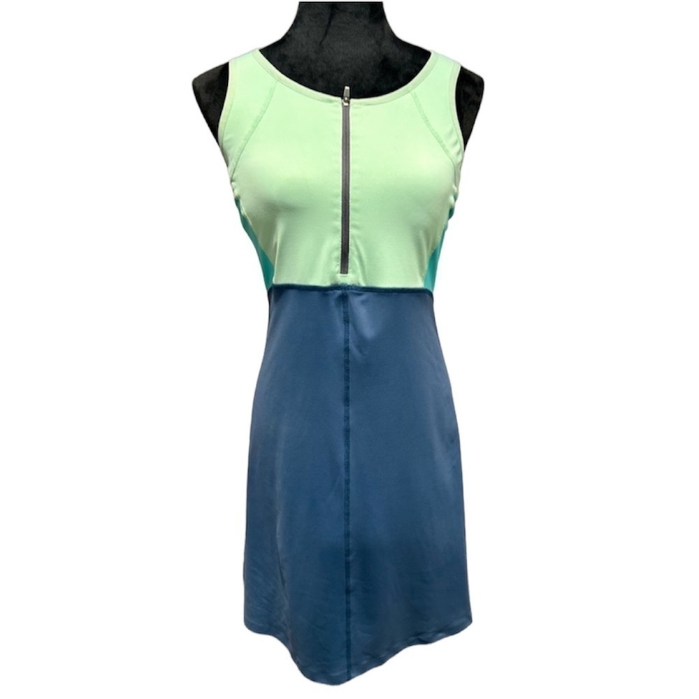 Title Nine Dress Blue Aqua Sleeveless Diamalete size S